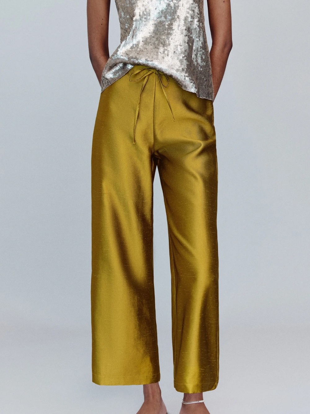 Reformation Olina Cropped Pant NWT Large